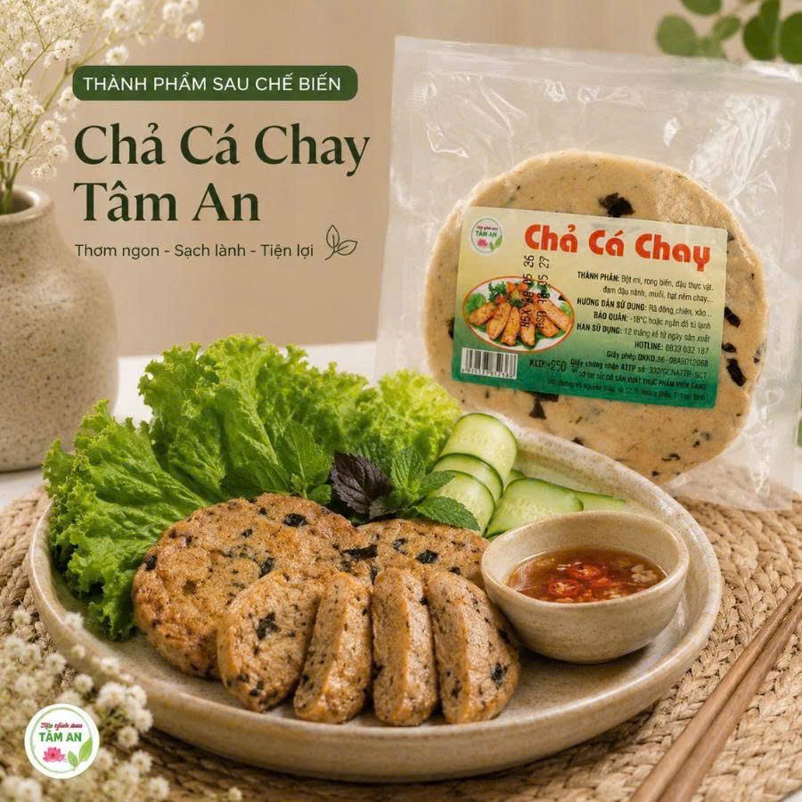 Chả cốm chay Tân An
